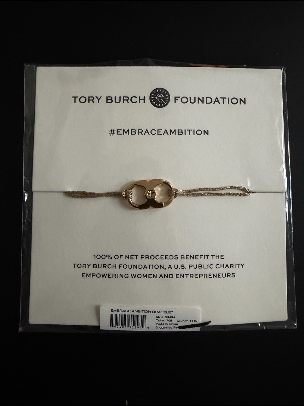 Tori Burch Embrace Ambition Bracelet